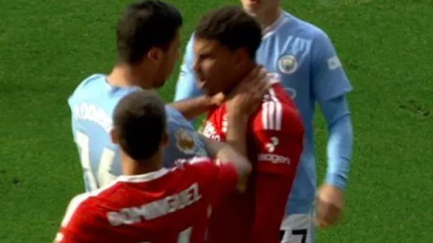 Man City lose Rodri for crucial games after being sent off following  "incredible" reaction - Mirror Online