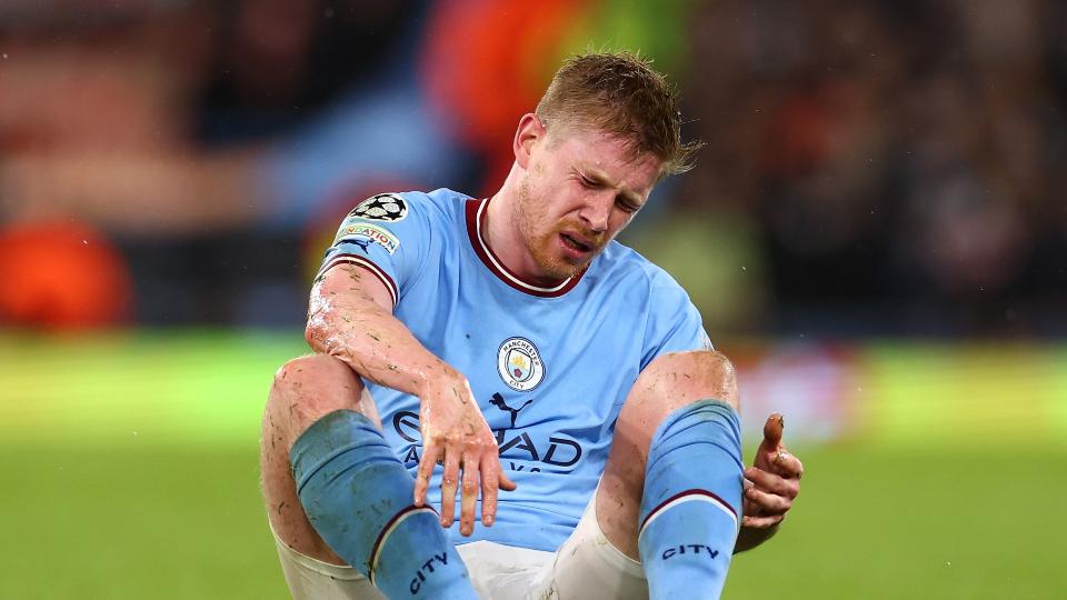 Kevin De Bruyne injury update: Man City star leaves another Champions League final with injured hamstring | Sporting News Australia